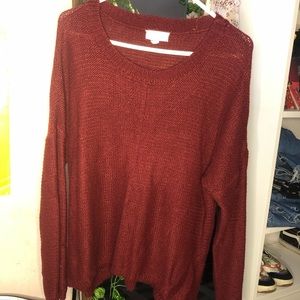 Maroon Sweater
